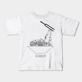 Music plate Kids T-Shirt